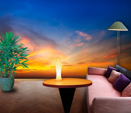 Carta parati dusk - 3d,
